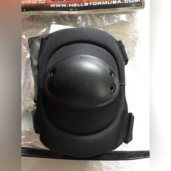 NWT Tactical Elbow Pads BlackHawk Hellstorm Black 80265 BK Authentic - Picture 3 of 5